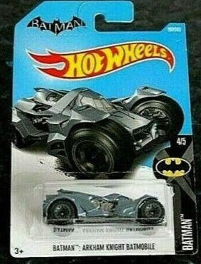 Hot Wheels 2015 Batman: DC Arkham Knight Batmobile 267/365 BLUE Long Card 4/5