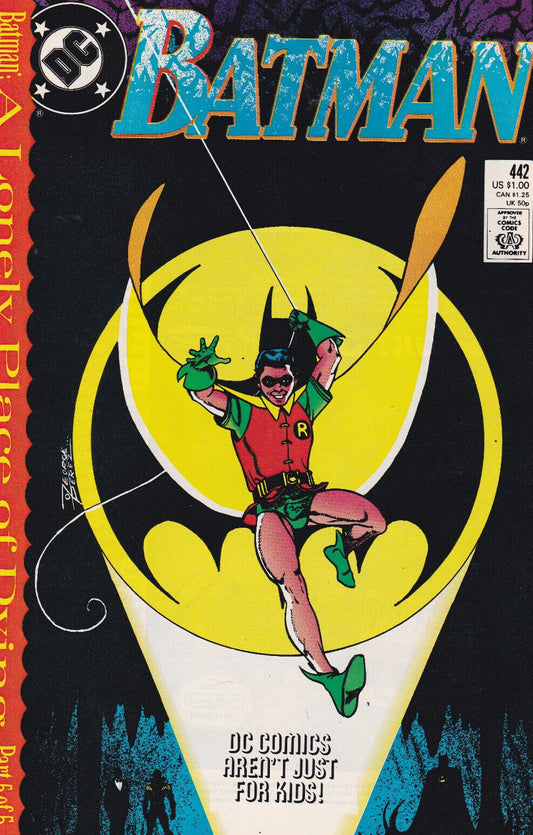 BATMAN  # 442  COLLECTABLE COMIC BOOK DC KEY COMIC  1989