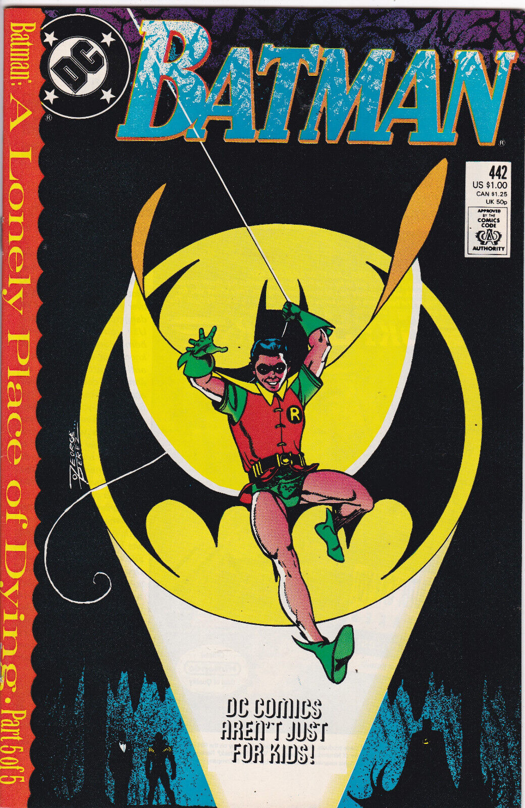 BATMAN  # 442  COLLECTABLE COMIC BOOK DC KEY COMIC  1989