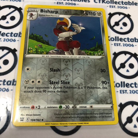 Bisharp #104/163 Reverse Holo Uncommon Pokémon Card Battle Styles
