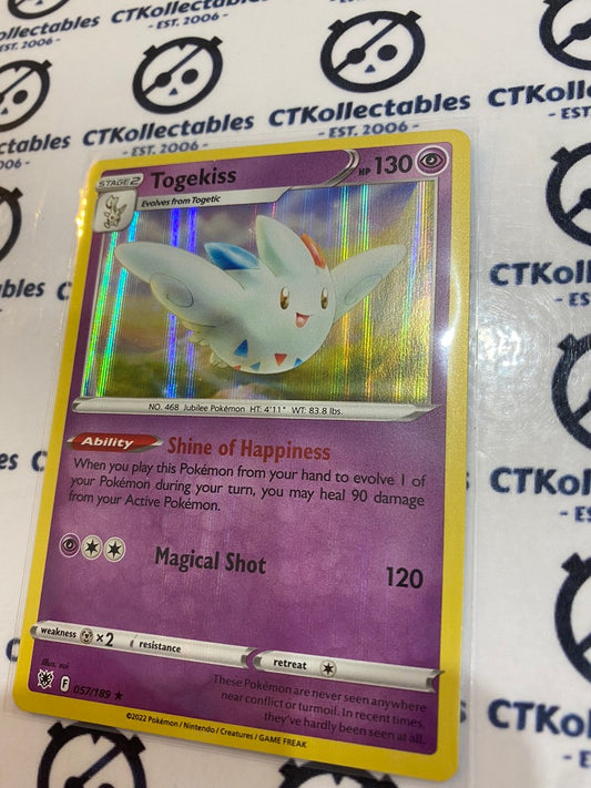 Togekiss Holo Rare #057/189 2022 Sword & Shield Astral Radiance Pokemon Card