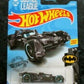 Hot Wheels 2018 Batman: DC JUSTICE LEAGUE BATMOBILE 66/250 Long Card 5/5 BLUE