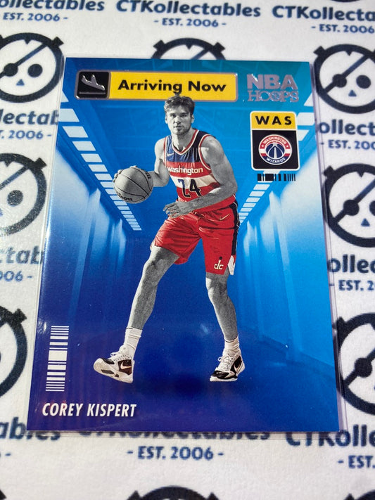 2021-22 Panini NBA HOOPS Corey Kispert Arriving Now #8 Wizards