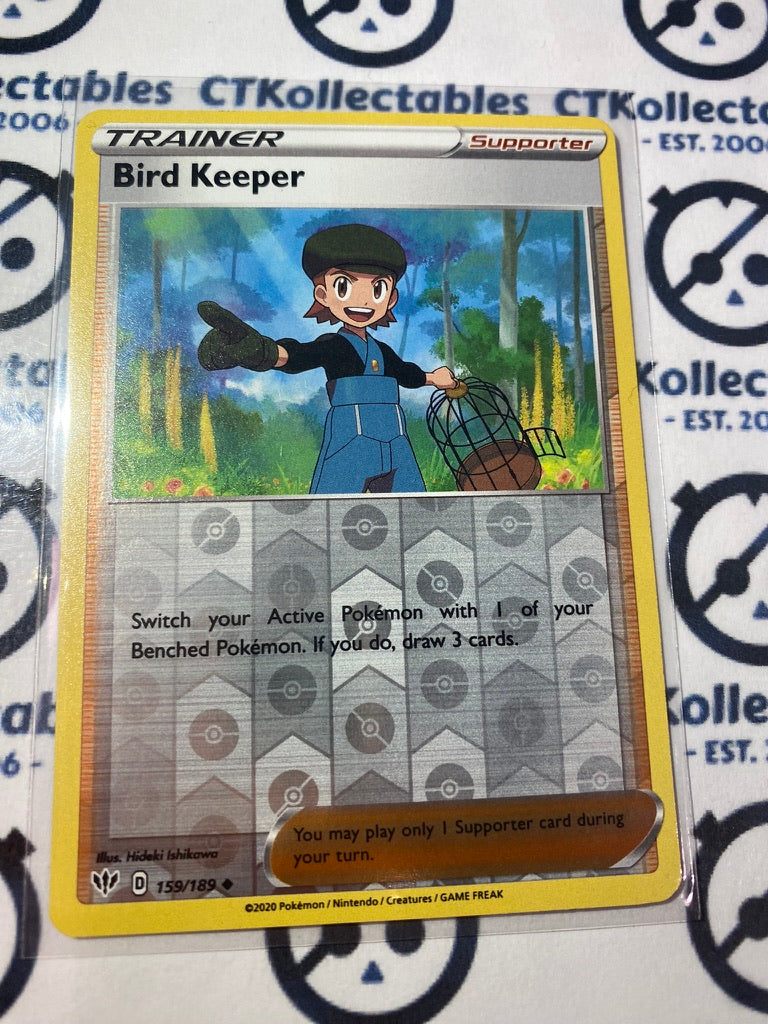 Bird Keeper Trainer #159/189 Reverse Holo Pokémon Card S & S Darkness Ablaze