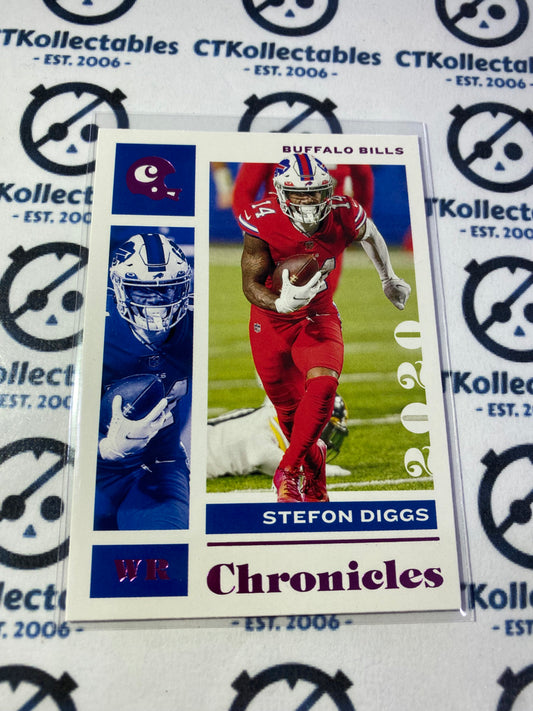 2020 NFL Chronicles Base Stefon Diggs Pink Foil #11 Bills