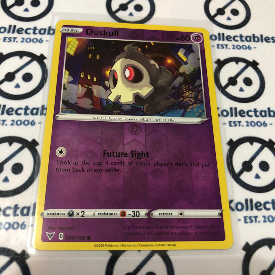 Duskull #069/185 Reverse Holo Common Pokémon Card Vivid Voltage