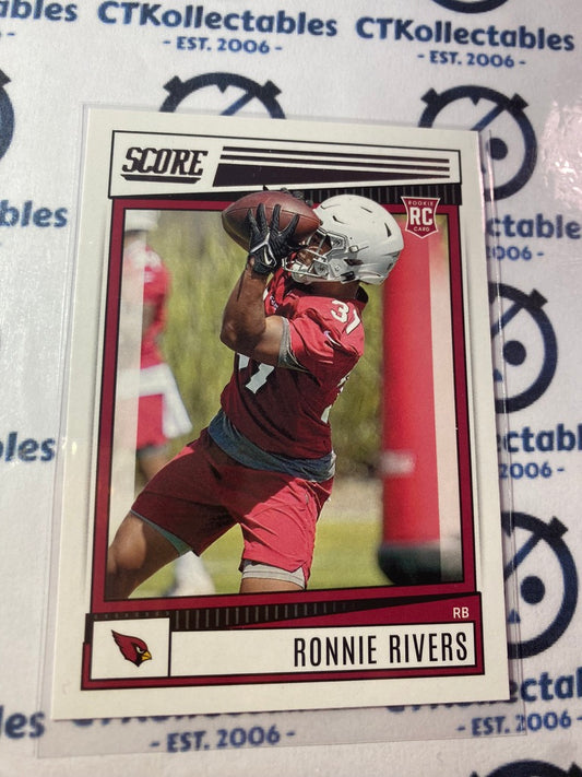2022 NFL Panini Score Ronnie Rivers Rookie Card RC #346 Cardinals