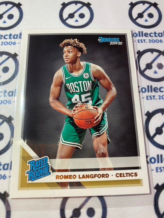 2019-20 NBA Panini Donruss Rated Rookie Romeo Langford #213 Celtics