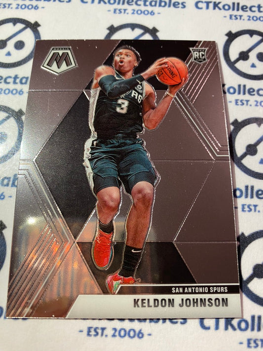 2019-20 Panini NBA Mosaic Keldon Johnson rookie RC #238 Spurs