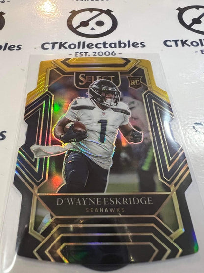 2021 NFL Panini Select Josh Palmer Club Level Prizm Black & Gold #260 Seahawks