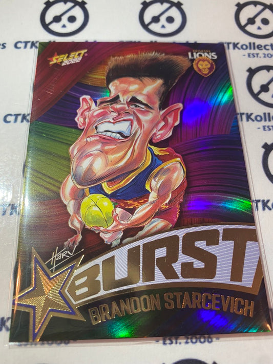 2022 AFL Footy Stars Starburst Paint - Brandon Starcevich SBP8