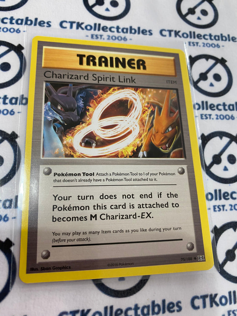 Charizard Spirit Link #75/108 Base Pokémon Card XY EVOLUTIONS