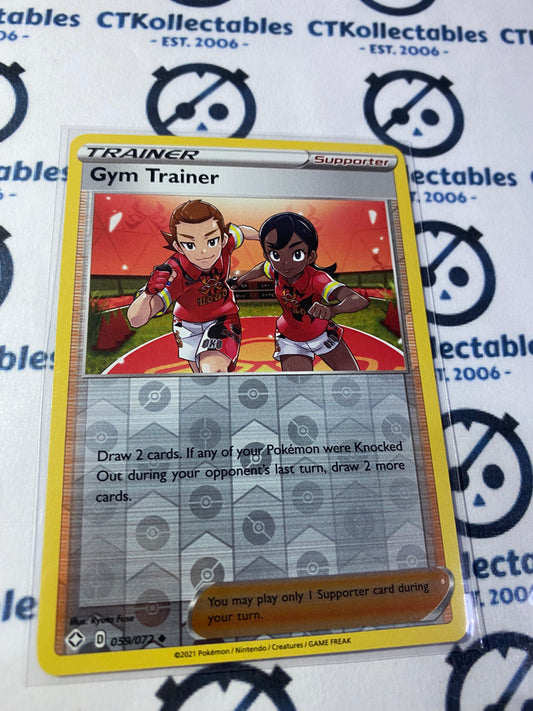 Gym Trainer #059/072 Reverse Holo Pokémon Card Shining Fates