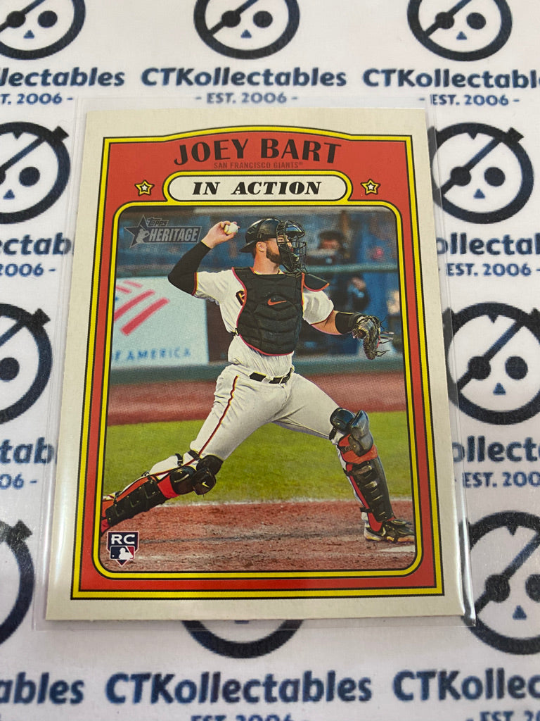 2021 MLB Heritage In Action Joey Bart #50 Giants