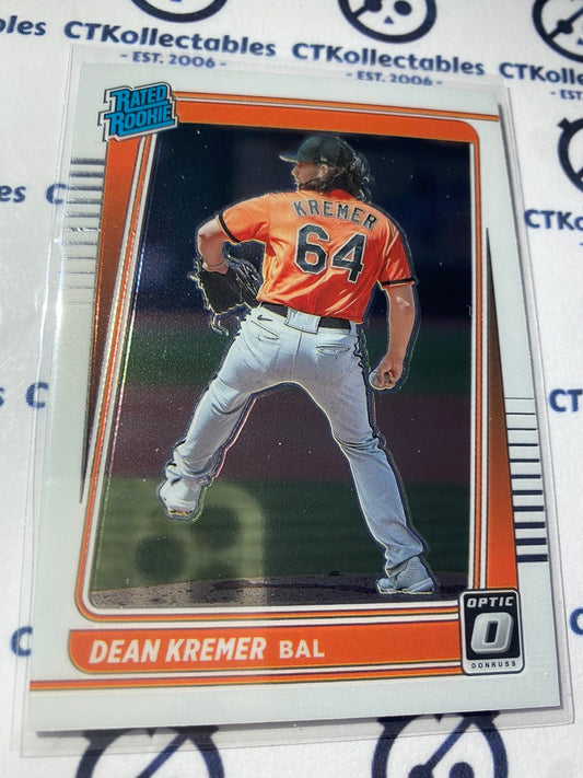2021 Panini Donruss Optic Baseball Dean Kremer Rated Rookie #81 Baltimore
