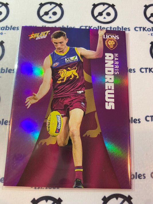 2022 AFL Footy Stars Purple Parallel - Harris Andrews PP12