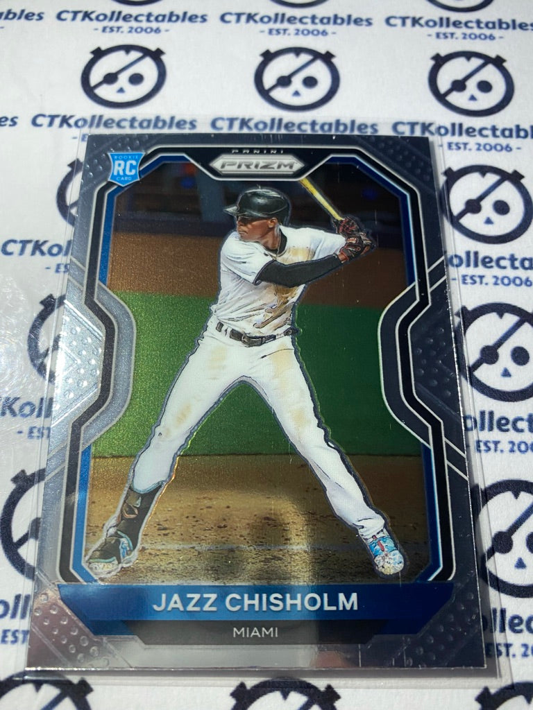 2021 Panini Prizm Baseball Jazz Chisholm Rc Rookie card #136
