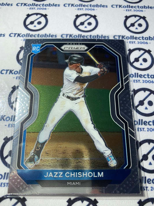 2021 Panini Prizm Baseball Jazz Chisholm Rc Rookie card #136