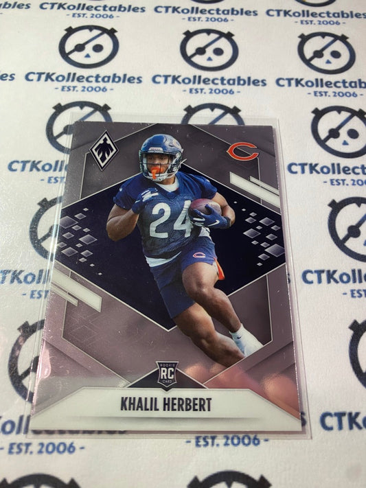 2021 NFL Panini Phoenix Khalil Herbert Rookie RC #189 Bears