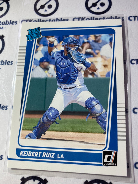 2021 Panini Donruss Baseball Keibert Ruiz Rated Rookie #52 Los Angeles