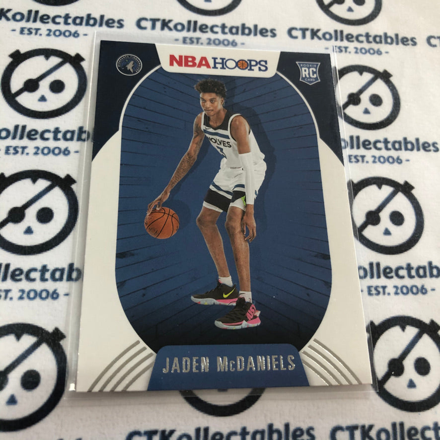 2020-21 NBA Hoops Jaden McDaniels rookie card RC #245 Timberwolves
