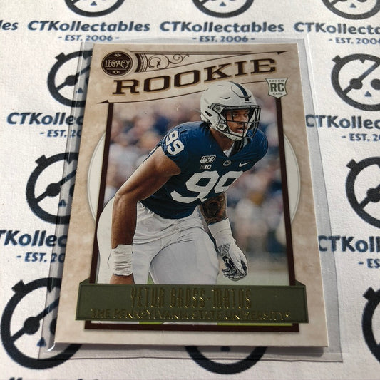 Yetur Gross-Matos "ROOKIE" RC #184 2020 NFL Legacy