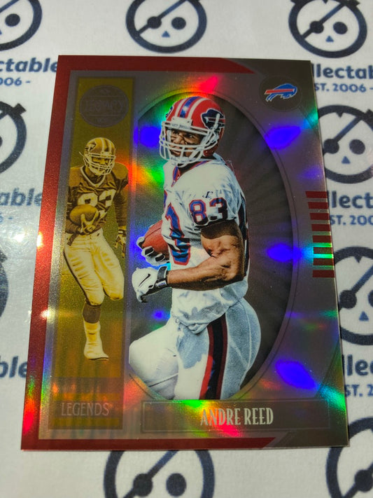 2019 Nfl Panini Legacy Andre Reed Red #008/100 Premium #138 Bills