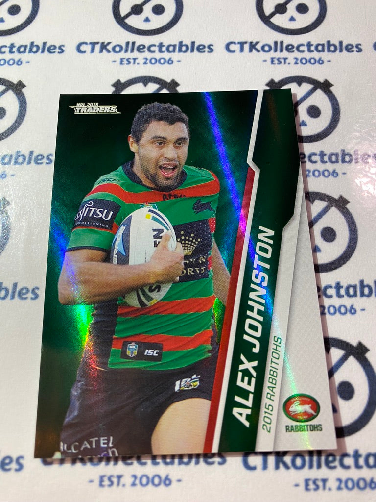 2015 NRL Traders Silver Parallel #P103 Alex Johnson Rabbitohs