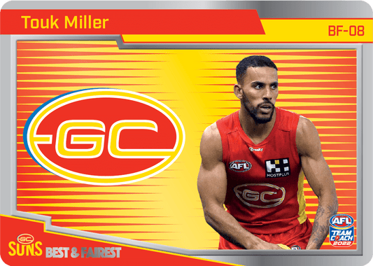 2022 AFL Teamcoach Best & Fairest Touk Miller BF-08