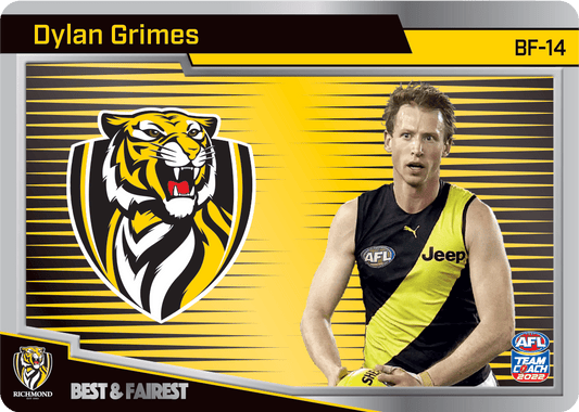 2022 AFL Teamcoach Best & Fairest Dylan Grimes BF-14