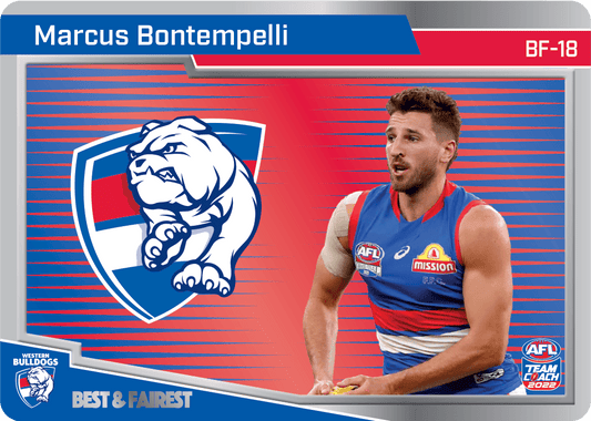 2022 AFL Teamcoach Best & Fairest Marcus Bontempelli BF-18