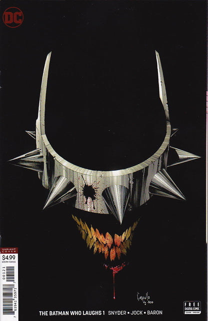 THE BATMAN WHO LAUGHS # 1 VARIANTT COVER DC  COMIC BOOK 2019