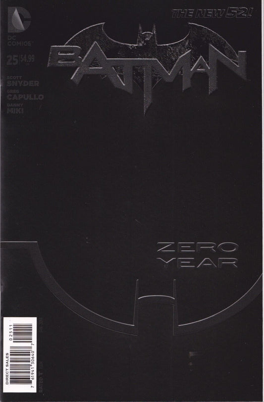 BATMAN  # 25 ZERO YEAR  VARIANT  DC COMIC BOOK  2013