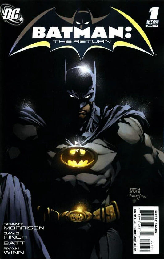 BATMAN THE RETURN # 1   DC  COMIC BOOK  2011