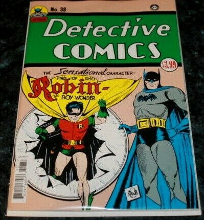 DETECTIVE COMICS # 38 DC COMICS FACSIMILE EDITION  BATMAN ROBIN NM