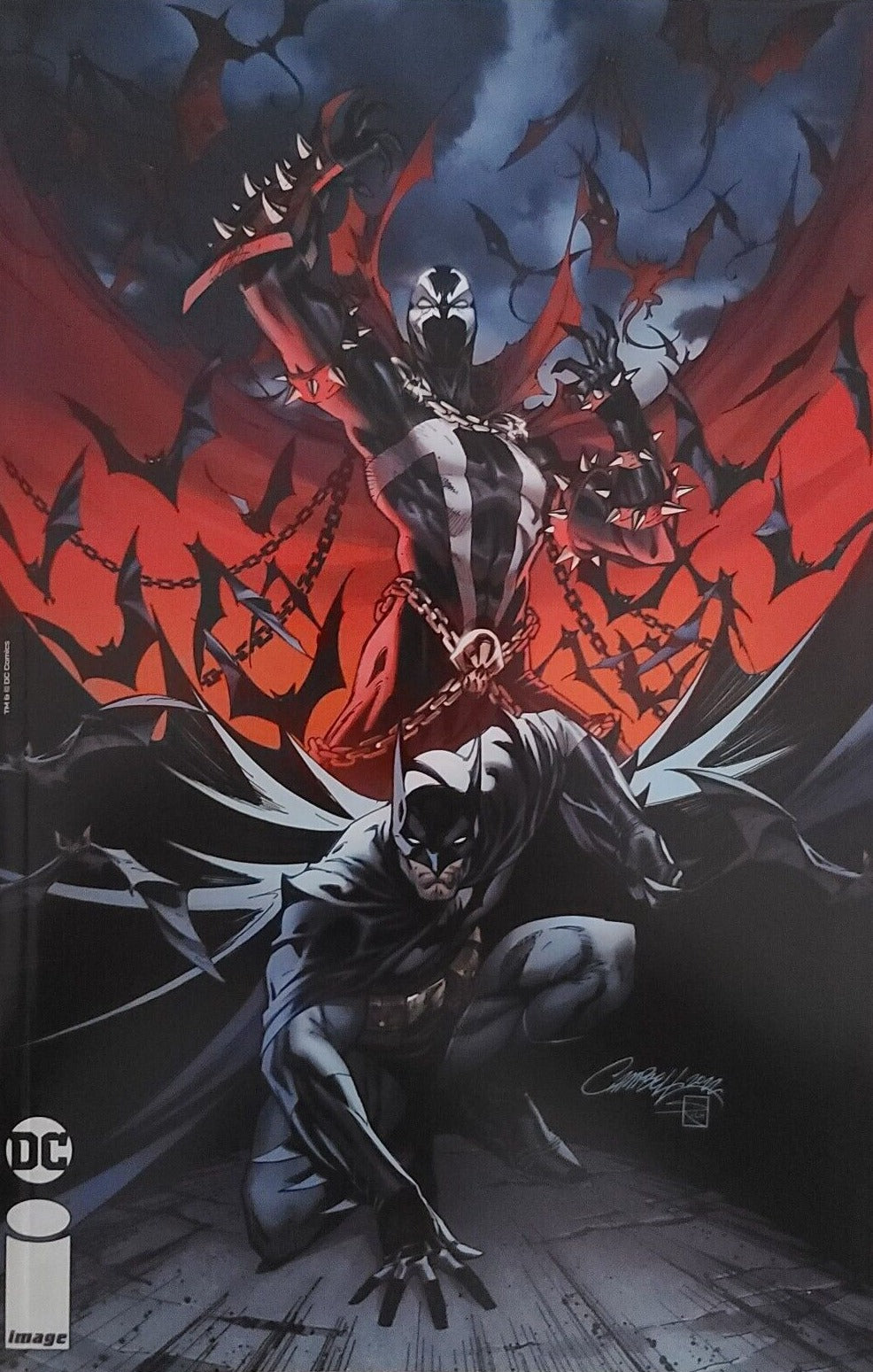 BATMAN SPAWN # 1 (ONE SHOT) CVR F CAMPBELL VARIANT  TODD MCFARLANE  COLLECTABLE  COMIC BOOK 2023