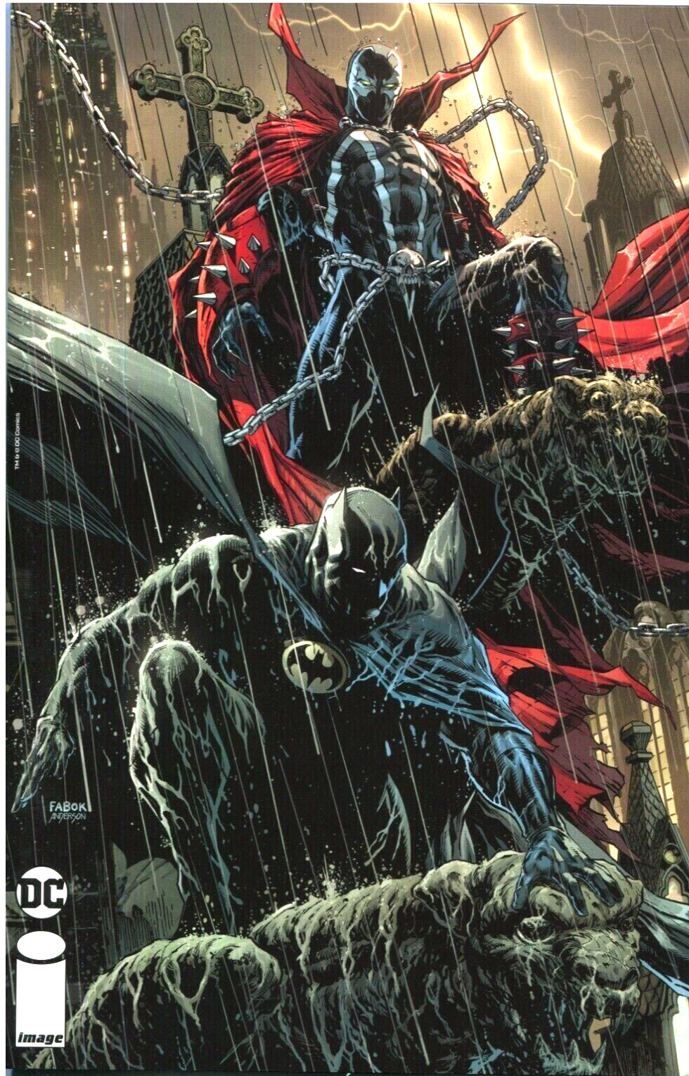 BATMAN SPAWN # 1 (ONE SHOT) CVR H  FABOK  VARIANT  TODD MCFARLANE  COLLECTABLE  COMIC BOOK 2023