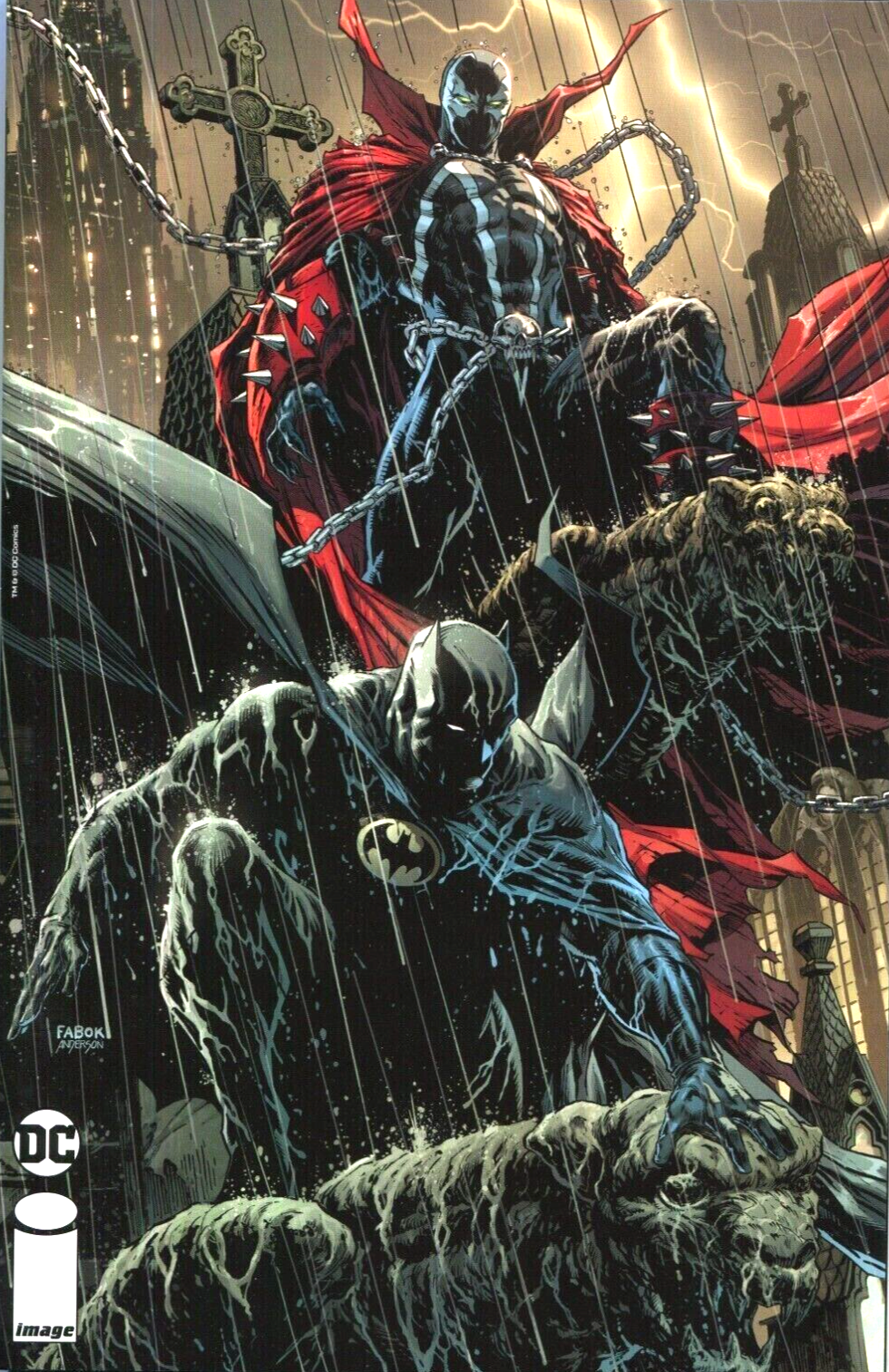 BATMAN SPAWN # 1 (ONE SHOT) CVR H  FABOK  VARIANT  TODD MCFARLANE  COLLECTABLE  COMIC BOOK 2023