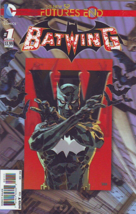BATWING  # 1 FUTURES END 3D VARIANT COVER DC  COMIC BOOK 2014