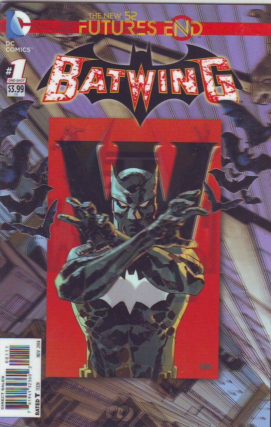 BATWING  # 1 FUTURES END 3D VARIANT COVER DC  COMIC BOOK 2014