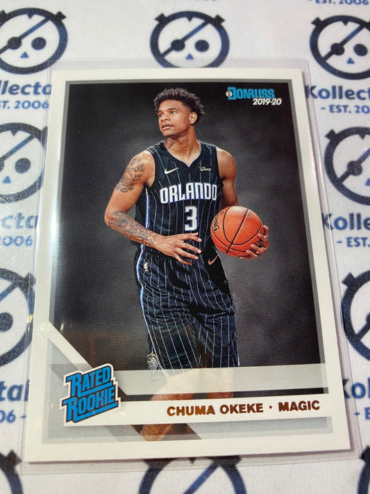 2019-20 NBA Panini Donruss Rated Rookie Chuma Okeke #215 Magic