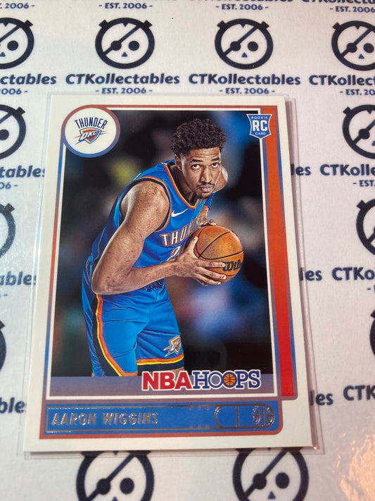 2021 Panini NBA HOOPS Rookie Card Aaron Wiggins #247 Thunder