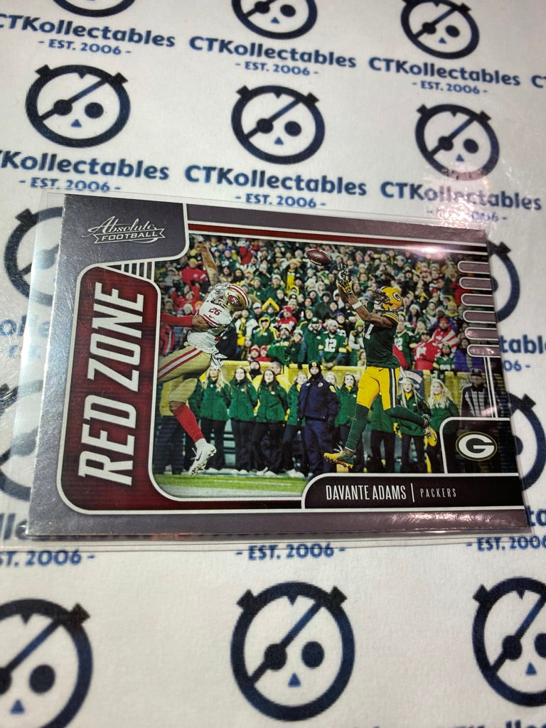 2019 NFL Panini Absolute Davante Adams Redzone #8 Packers