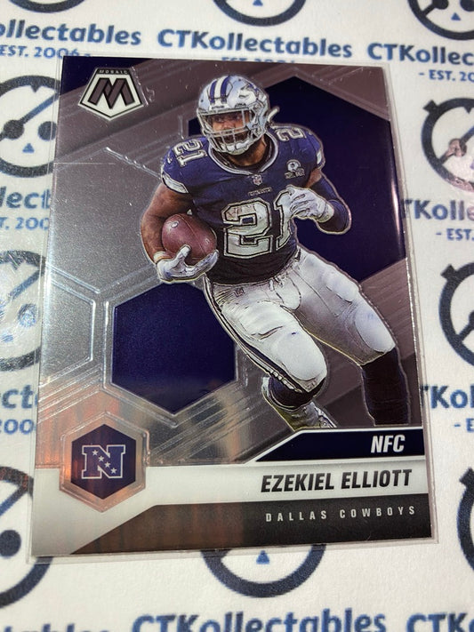 2021 Panini NFL Mosaic Ezekiel Elliot NFC Base #215 Cowboys