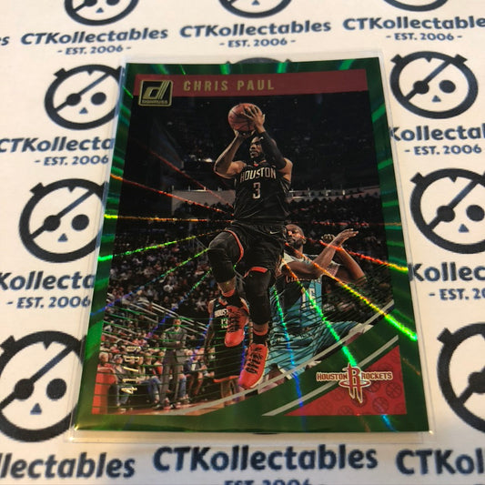 Chris Paul Green Laser #41/99 2018-19 PANINI Donruss