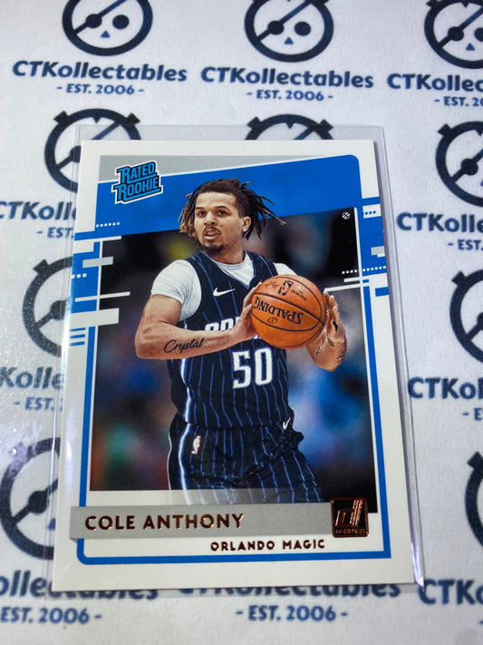 2020-21 NBA Donruss Rated Rookie Cole Anthony #208 Magic