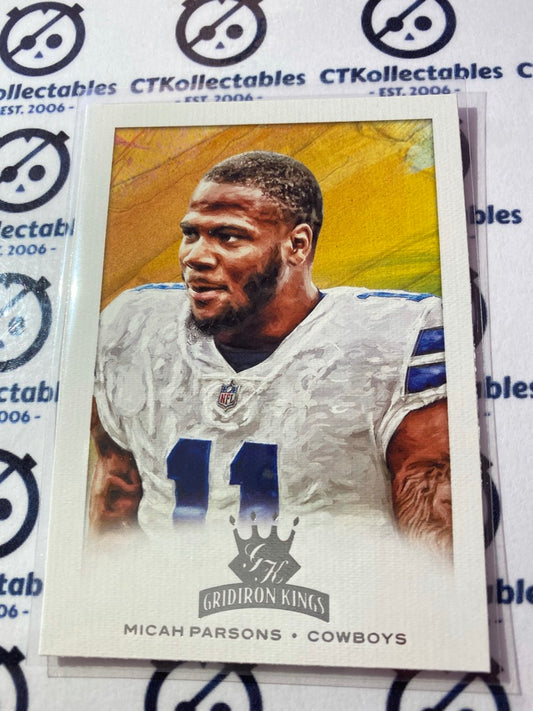 2021 NFL Chronicles Gridiron Kings Micah Parsons Rookie Card #GK-35 Cowboys