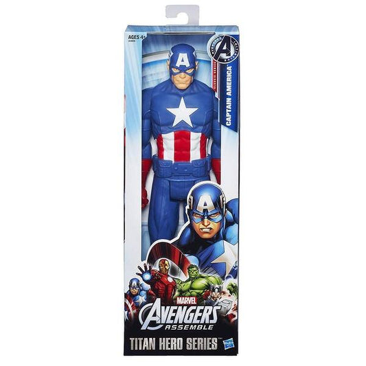 CAPTAIN AMERICA 12” ACTION FIGURE AVENGERS ASSEMBLE TITAN HERO SERIES MARVEL COMICS HASBRO 2013