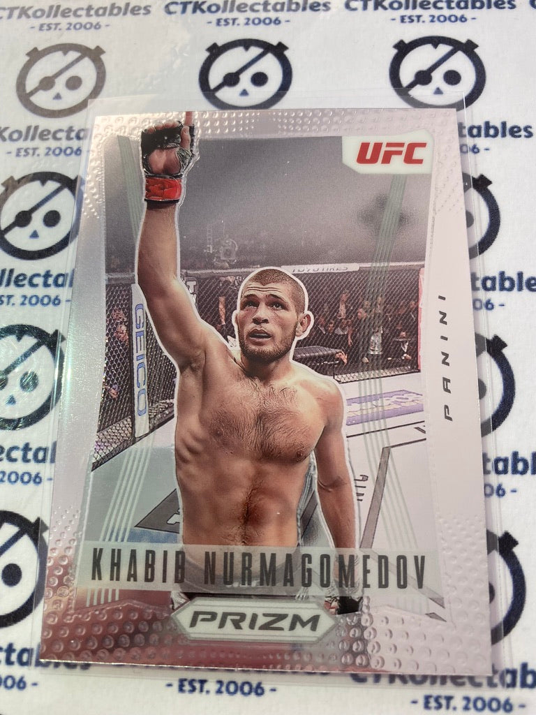 2022 UFC Panini Prizm Khabib Nurmagomedov Flashback Insert #1