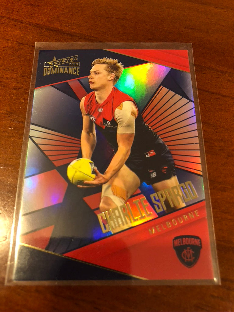 Charlies Spargo /350 Holo-foil Parallel 2019 Select Afl Dominance